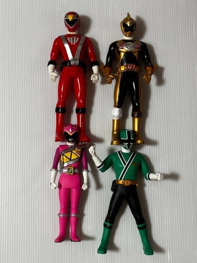 中古品　戦隊ヒーロー　ソフビ　66体　キョウリュウジャー　デカレンジャー　人形 中古品戦隊ヒーローソフビ66体キョウリュウジャーデカレンジャー
