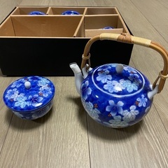 ポットと湯呑み5点