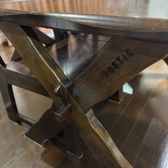 カリモク RUSTIC ダイニングセットの画像