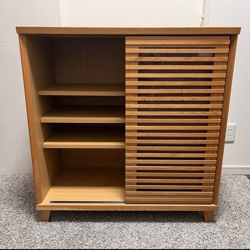 unico/ウニコ KURT シェルフ 北欧デザイン デスク ドレッサー スライド