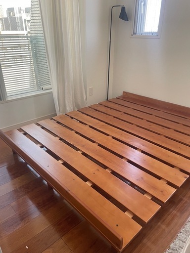 クイーンワイド　ベッドフレーム