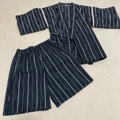 一度のみ着用！子供用甚平120cm