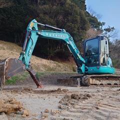 🔸ミニユンボオペレーター付きレンタル🔸　整地・掘削・伐根等…