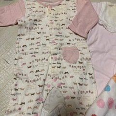 新生児　洋服　ロンパース　カバーオールの画像