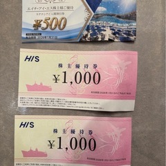 【受渡済】【株主優待券】HIS割引券、ラグーナの画像
