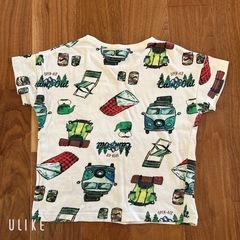キャンプモチーフ　　Tシャツ　110
の画像