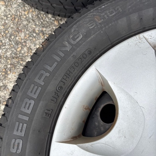 SEIBERLING 155/65R13 タイヤ・ホイールセット バリ山