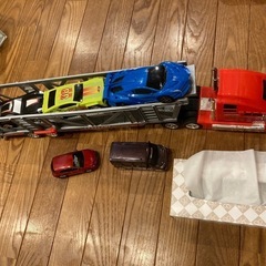【受付終了】カートレーラー　車　おもちゃ