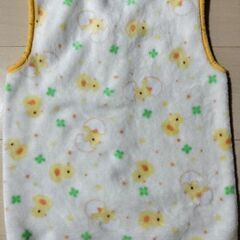 ベビーふわふわ寝間着☆ヒヨコ/70〜100くらいの画像