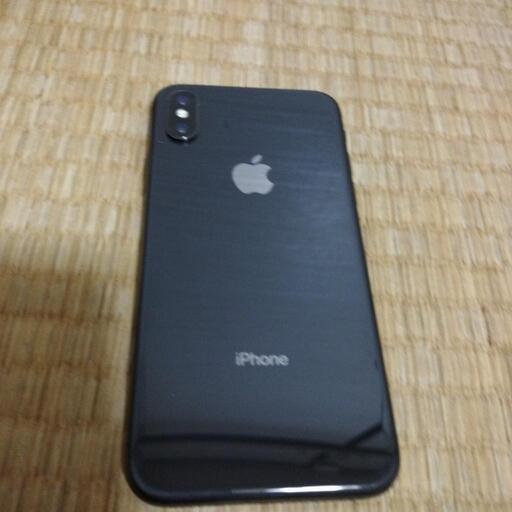 Apple iPhone X ブラック　カバー付き 楽天市場】【保護フィルム付】【純正品】 Apple iPhone X / XS