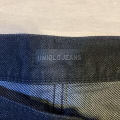 【無料】UNIQLO メンズ レギュラーフィットジーンズ 35の画像