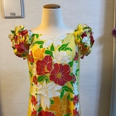 ハワイアンワンピース　アロハドレス　美品の画像