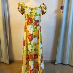 ハワイアンワンピース　アロハドレス　美品の画像