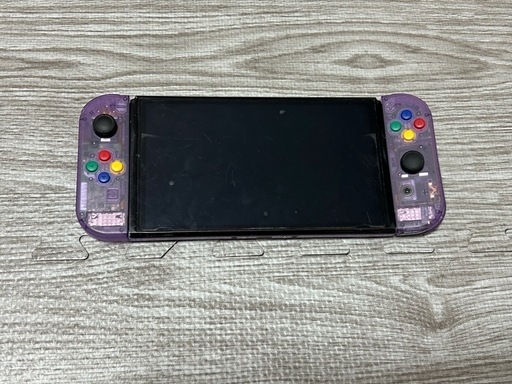 Nintendo Switch有機ELスケルトンパープル☆