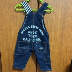 【美品】80センチ　オーバーオールの画像