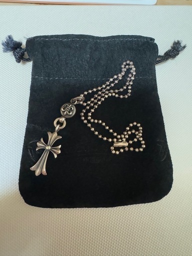 Chrome hearts 1ボールタイニーCHクロスチャーム シルバー925