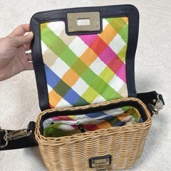 kate spade かごバッグの画像