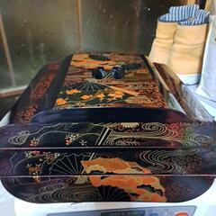 立派な3段お重箱(和柄)現状販売