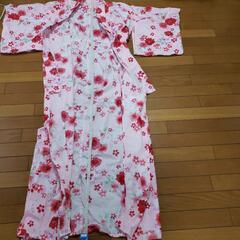 浴衣　花柄ピンクの画像