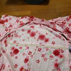 浴衣　花柄ピンクの画像