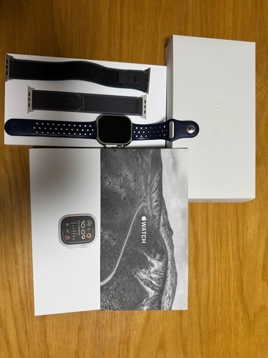 Apple Watch ultra2 ブラックトレイルループS-M