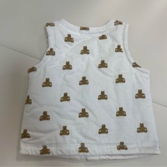 baby GAP ベビーベスト 12-18ヶ月 クマプリントの画像