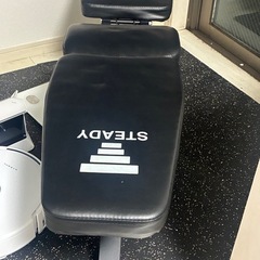 【ダンベルとベンチセット】PROVERBELL 41.5kg✖︎2個（スタンド付き）、アジャスタブルベンチセットの画像