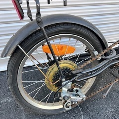 折りたたみ自転車の画像