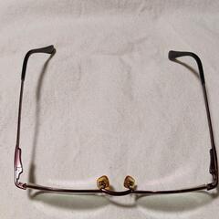 Giorgio Armani ワインレッド オーバルメガネ(度入り)ジョルジョアルマーニの画像