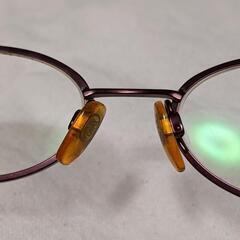 Giorgio Armani ワインレッド オーバルメガネ(度入り)ジョルジョアルマーニの画像