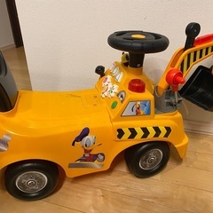 　ミッキーマウス　ショベルカー　乗用玩具の画像