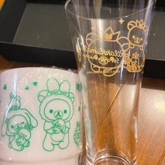 ★リラックマ パフェグラスと限定うさぎリラックマコップ