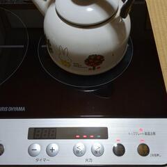 値下げしました 2口 IHクッキングヒーターコンロ　アイリスオーヤマの画像