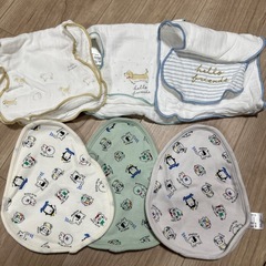 新品未使用 スタイ、汗取りパット、ガーゼ