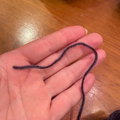 38ベルベットヤーン濃い紫パープル新品100g✖️2玉➕138gアクリル100%の画像