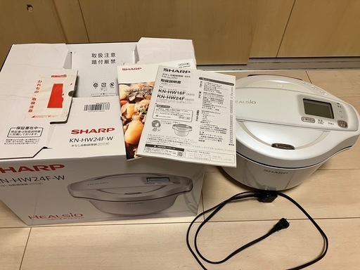 <2021年製>シャープ ホットクック 2.4L ホワイト KN-HW24F-W｜F 2.4 白