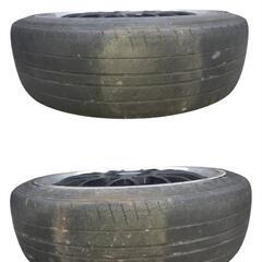 16㌅アルミホイール(BADX AMD M-103)と16㌅サマータイヤ(GOODYEAR EAGLE LS EXE)の2本セットの画像