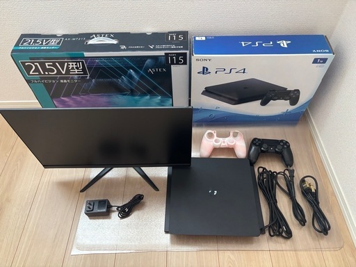 ゲーミングモニター＆PS4本体セット