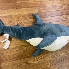 IKEA サメ　ぬいぐるみ の画像