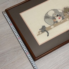 【クロスステッチ】完成品＋額入り　オーストラリアの動物の画像