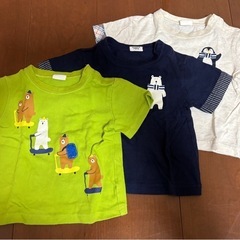 【美品】アカチャンホンポ　80センチ　Tシャツ　3着セット