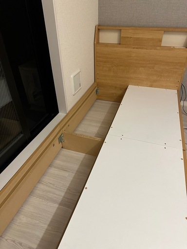 【ニトリ】収納付きシングルベッド