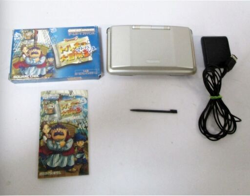 任天堂　初代DS　NTR-001　動作良好　プラチナシルバー　レトロ　ゲーム　ニンテンドーDS　トルネコ3　箱　取説付き　Nintendo