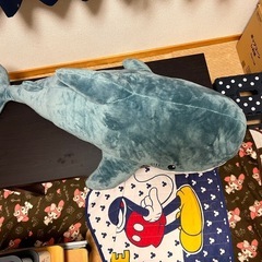 BIG サメぬいぐるみ！の画像