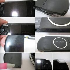 SONY　PSP本体/PSP-3000PB＆ソフト6本セット　動作良好　初期化済み　ピアノブラック　ソフト「テイルズ オブ～」など　ソニーの画像