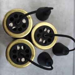 ODELIC　ペンダントライト　3点セット　OP035417　動作良好　天井照明　ライト　インテリア　吊り下げライト　オーデリックの画像