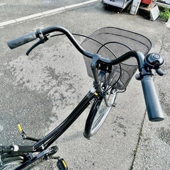 Fitz シティサイクル 黒 26インチ バスケット付き