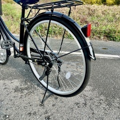 Fitz シティサイクル 黒 26インチ バスケット付き