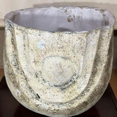 薩摩焼の大きなつぼ　壷　陶芸家作品　忠雲窯
