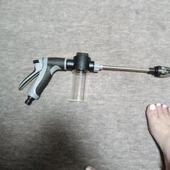 洗車機ホースに繋げるだけ
